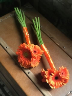 Orange and gerbera for your Bristol wedding bouquet?